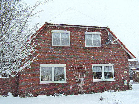 Foto aus der Fotogruppe Das &bdquo;Haus Liekedeeler&ldquo; im Winter